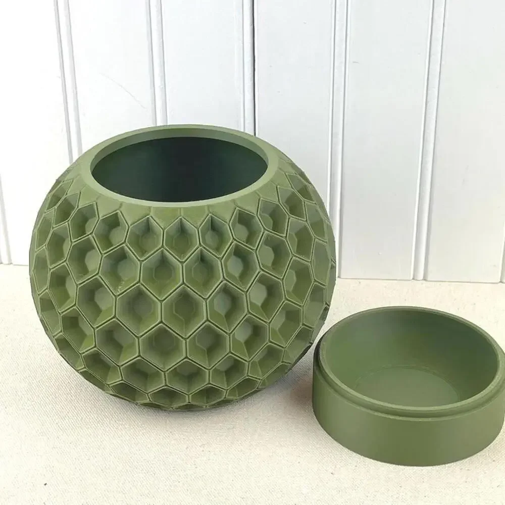 Modern Geometric Planter Pot, Hexa Planter Pot 02, Honeycomb Design